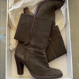 Authentic MK Kyle suede heel boots